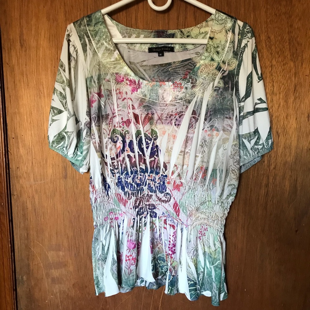 Design Works Custom Made Blouse Size XL